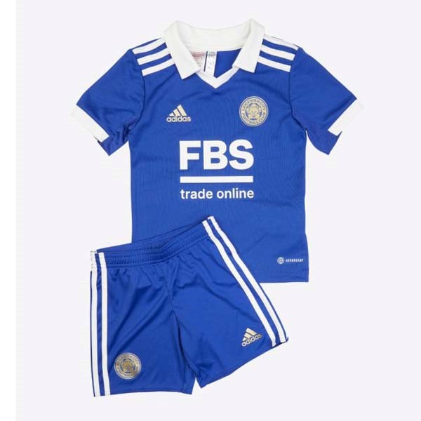 Camiseta Leicester City Replica Primera Ropa Niño 2022/23